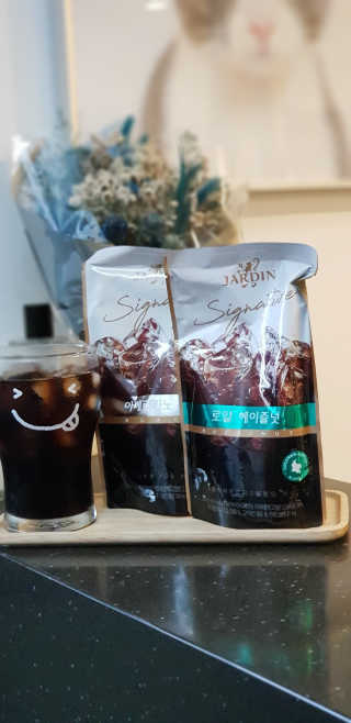 (주)쟈뎅 쟈뎅 시그니처 블랙, 헤이즐넛 230ml — 4점을 준 리뷰어가 2018년 7월 올린 사용 사진