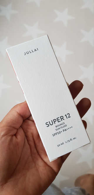 쥴라이Jullai 슈퍼 12 바운스 선 플루이드 SPF50+ PA++++ — 5점을 준 리뷰어가 2019년 7월 올린 사용 사진
