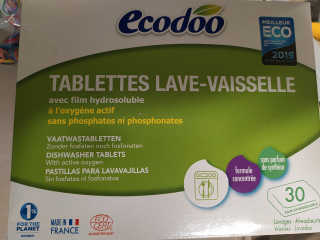에코두 식기세척기세제 타블렛 600g — 5점을 준 리뷰어가 2019년 8월 올린 사용 사진