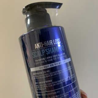 다슈코리아 다슈 데일리 단백질 한방 두피 골드 샴푸 500ml — 5점을 준 리뷰어가 2019년 12월 올린 사용 사진