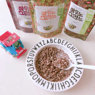 아우노그라노 오리지날, 진짜 베리, 진짜 카카오 — 5점을 준 리뷰어가 2018년 7월 올린 사용 사진