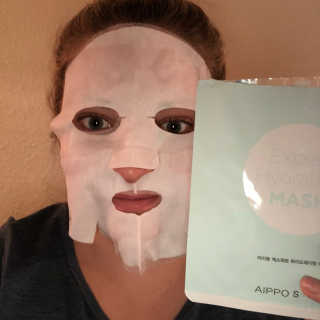 아이뽀 모든 피부 타입을위한 AIPPO Expert Hydrating Mask — 4.67점을 준 리뷰어가 2018년 3월 올린 사용 사진