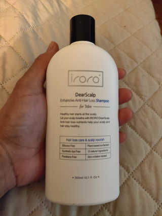 IRORO DearScalp Enhancive Anti-Hair Loss Shampoo-M — 5점을 준 리뷰어가 2019년 10월 올린 사용 사진