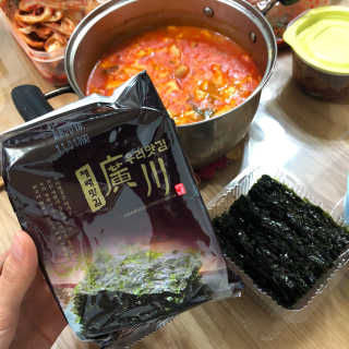 광천우리맛김 한봉지 2~3인분, 맛있는 우리재래식탁김26매20봉 — 5점을 준 리뷰어가 2018년 4월 올린 사용 사진