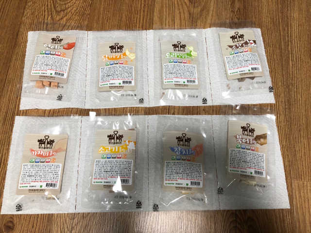 펫츠플레이트 동결건조간식 기호성 테스트 8종 리뷰 사진