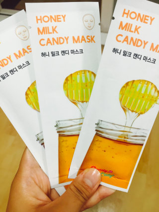 캔디오레이디 허니밀크 캔디마스크 — 4점을 준 리뷰어가 2016년 7월 올린 사용 사진