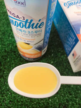 오메가-3스무디 [오메가스무디] 짜먹는 오메가3 DHA 임산부 어린이 — 4점을 준 리뷰어가 2019년 2월 올린 사용 사진