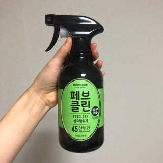 더블유드레스룸 페브클린 500ml — 5점을 준 리뷰어가 2018년 11월 올린 사용 사진
