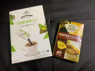 (주)쟈뎅 [쟈뎅] 클래스 신선한 하루 원두+여과지 SET — 4점을 준 리뷰어가 2019년 3월 올린 사용 사진