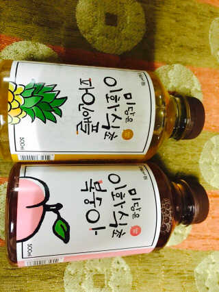 이화식초 미담은 파인애플 — 5점을 준 리뷰어가 2017년 6월 올린 사용 사진