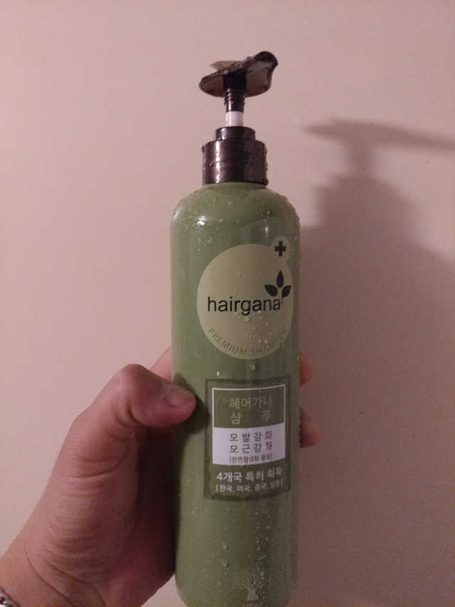 헤어가나 프리미엄 탈모샴푸 500ml 리뷰 사진