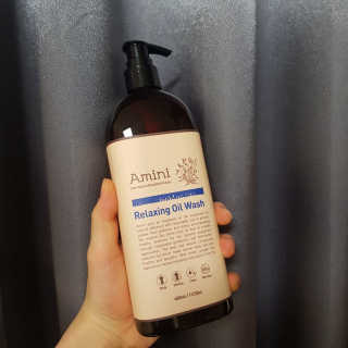 아미니 릴렉싱 오일워시 대용량 400ml — 5점을 준 리뷰어가 2019년 11월 올린 사용 사진