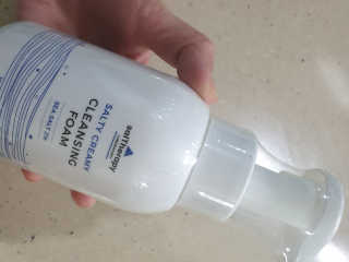 솔테라피 솔티 크리미 클렌징폼 300ml — 4점을 준 리뷰어가 2019년 4월 올린 사용 사진