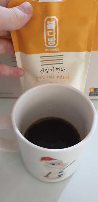 자연원 복다방 2종 100ml 10포씩 — 5점을 준 리뷰어가 2018년 12월 올린 사용 사진