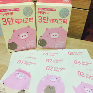 미팩토리 3단 돼지코팩 3매입 X 2 — 5점을 준 리뷰어가 2018년 2월 올린 사용 사진