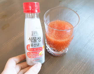 풀무원 식물성유산균 레드앤오메가 + 푸룬앤바이오 — 5점을 준 리뷰어가 2018년 11월 올린 사용 사진