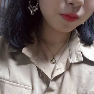 쥬얼카운티 92.5 Silver Byzantine Coin Pendant Necklace — 5점을 준 리뷰어가 2018년 11월 올린 사용 사진