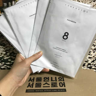 누메로 8 클리어링 모이스처 마스크팩 — 5점을 준 리뷰어가 2016년 12월 올린 사용 사진