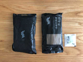 한반도키친 집에서 먹는 정통 평양냉면, 한반도랭면 — 4.5점을 준 리뷰어가 2019년 7월 올린 사용 사진