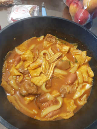 식스레시피 마라떡볶이 쿠킹박스 2인분 — 5점을 준 리뷰어가 2019년 7월 올린 사용 사진