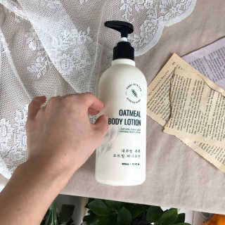(주)에네스티 내추럴 촉촉  오트밀 바디로션 500ml — 5점을 준 리뷰어가 2019년 12월 올린 사용 사진