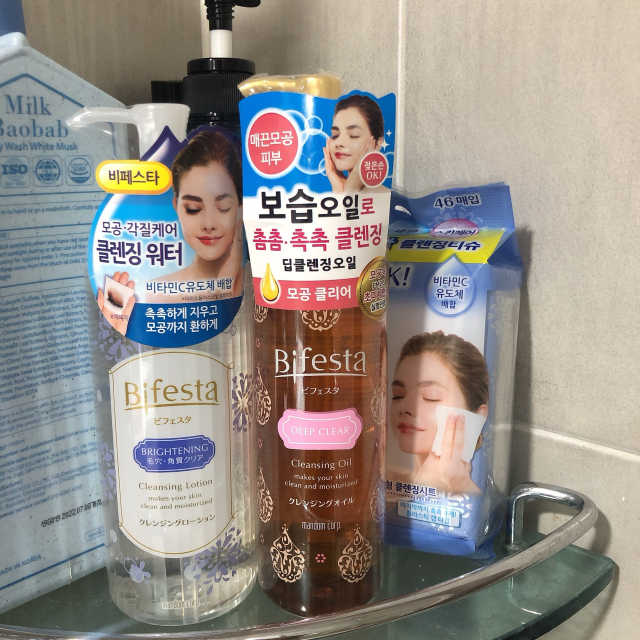 미세먼지 철벽방어 - 비페스타 클렌징오일+워터+시트 리뷰 사진