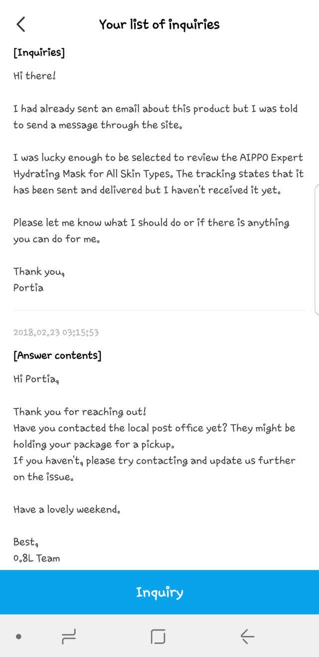 모든 피부 타입을위한 AIPPO Expert Hydrating Mask 리뷰 사진