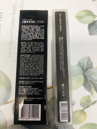 the naked object 디블랙팩치약 디블랙칫솔 세트 — 5점을 준 리뷰어가 2019년 12월 올린 사용 사진