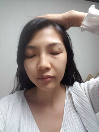 야시엔코 앰플수면팩 퍼플 — 4.17점을 준 리뷰어가 2018년 7월 올린 사용 사진