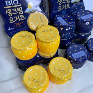 [매일 바이오] 생크림요거트 플레인 12개 + 유자 12개 — 5점을 준 리뷰어가 2019년 6월 올린 사용 사진