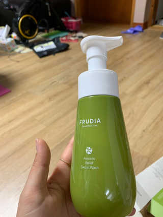[후르디아] 아보카도 약산성 비건 여성 청결제 — 4점을 준 리뷰어가 2019년 7월 올린 사용 사진