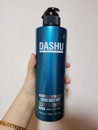 다슈코리아 다슈 데일리 패스트 한방 두피 샴푸 500ml — 5점을 준 리뷰어가 2018년 3월 올린 사용 사진