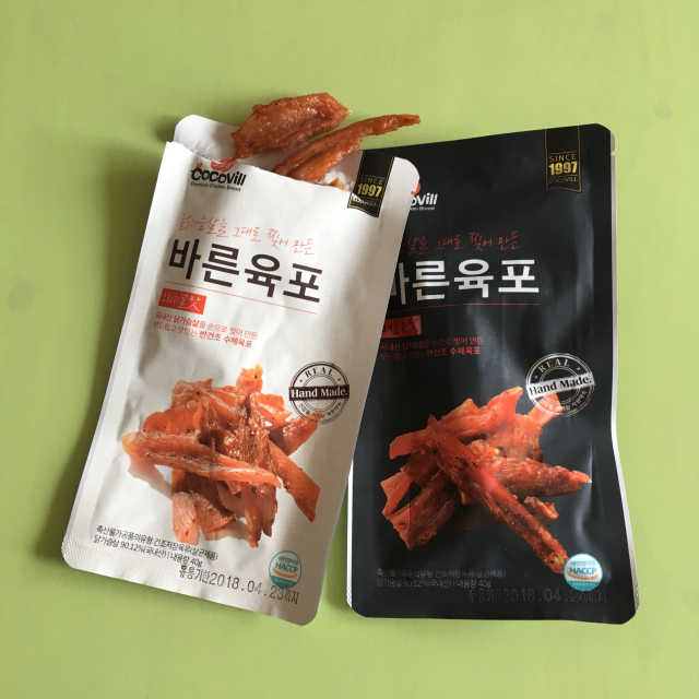 [바른육포 2종] 손으로 만든 닭가슴살 육포 리뷰 사진