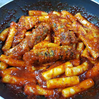 화곡미담 옛날 떡볶이 — 3점을 준 리뷰어가 2020년 2월 올린 사용 사진