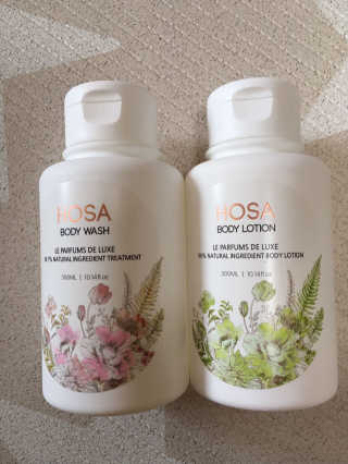 HOSA BODY WASH+BODY LOTION — 4.5점을 준 리뷰어가 2018년 4월 올린 사용 사진