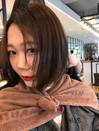 메종드아이디헤어수내 [메종드아이디헤어 분당수내] 염색+ 컷 — 5점을 준 리뷰어가 2018년 7월 올린 사용 사진