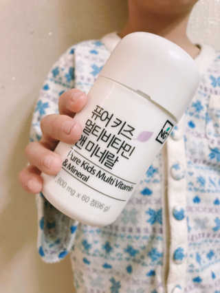 네츄럴굿띵스 퓨어 키즈 멀티비타민 앤 미네랄 30일분 — 3.5점을 준 리뷰어가 2017년 12월 올린 사용 사진