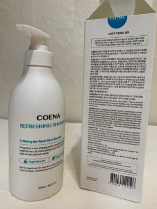 코에나샴푸 500ml — 5점을 준 리뷰어가 2019년 8월 올린 사용 사진
