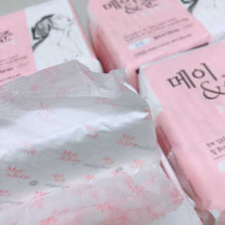 메이앤준 소프트맥스 생리대 — 4점을 준 리뷰어가 2019년 4월 올린 사용 사진