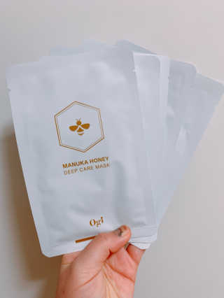 오지아이 마누카 허니 딥 케어 마스크 25ml X 10pcs — 5점을 준 리뷰어가 2020년 2월 올린 사용 사진