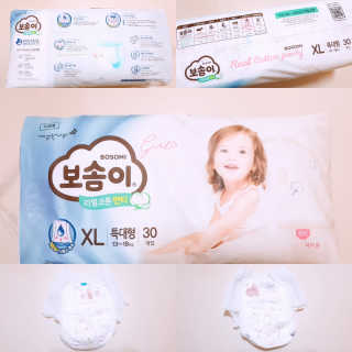 보솜이 리얼코튼 팬티형 — 5점을 준 리뷰어가 2019년 3월 올린 사용 사진