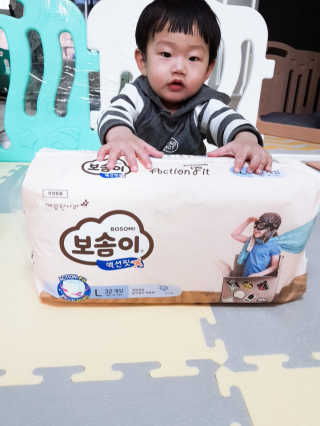 보솜이 액션핏 팬티형 — 5점을 준 리뷰어가 2019년 4월 올린 사용 사진