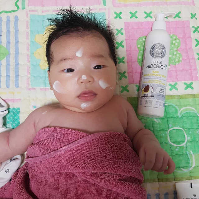 리틀시베리카 베이비 모이스춰 밀크 로션 리뷰 사진