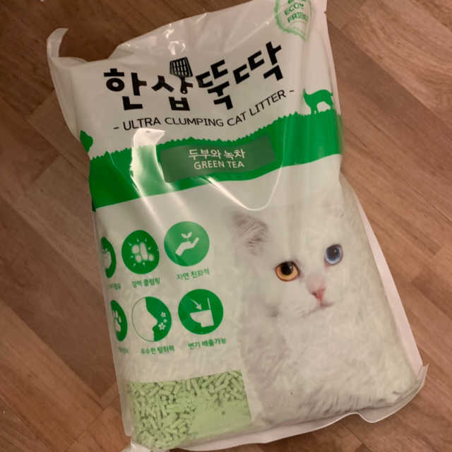 [펫토리아] BEST 고양이두부모래 6L 한삽뚝딱 리뷰 사진