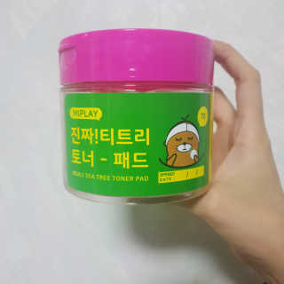 미플레이 진짜 티트리 토너 패드 — 3점을 준 리뷰어가 2018년 11월 올린 사용 사진