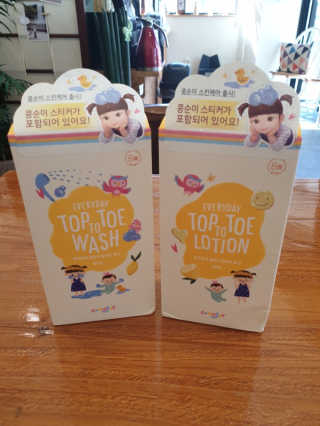 꼬모조이 뽀득뽀득 콩순이 탑투토 워시 — 4점을 준 리뷰어가 2019년 10월 올린 사용 사진