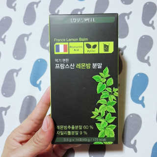 로하스웰 프랑스산 레몬밤 분말 — 3.67점을 준 리뷰어가 2018년 6월 올린 사용 사진