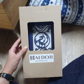 HAEDOJI 한지스탠드 무드등 — 4점을 준 리뷰어가 2019년 9월 올린 사용 사진