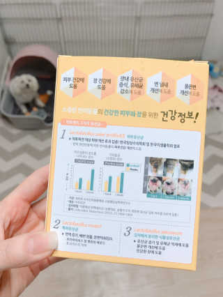 유산균하우스 [프로바이오닉]락토벳 — 5점을 준 리뷰어가 2019년 2월 올린 사용 사진