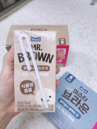 헤이미스터브라운 [매일유업] 헤이 미스터브라운 12개입 — 5점을 준 리뷰어가 2019년 8월 올린 사용 사진